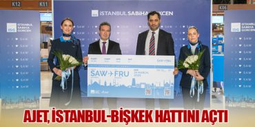AJet, İstanbul-Bişkek hattını açtı