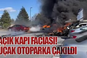 Açık Kapı Faciası! Uçak Otoparka Çakıldı