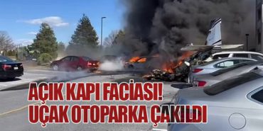 Açık Kapı Faciası! Uçak Otoparka Çakıldı