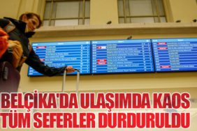 Belçika'da Ulaşımda Kaos: Tüm Seferler Durduruldu