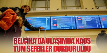 Belçika’da Ulaşımda Kaos: Tüm Seferler Durduruldu