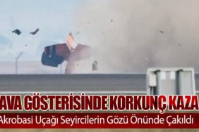 Hava Gösterisinde Korkunç Kaza: Akrobasi Uçağı Seyircilerin Gözü Önünde Çakıldı
