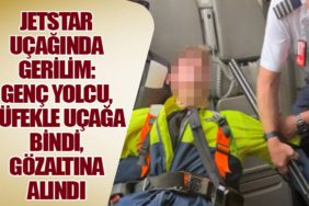 Jetstar Uçağında Gerilim: Genç Yolcu, Tüfekle Uçağa Bindi, Gözaltına Alındı