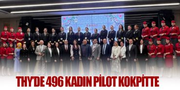 THY’de 496 Kadın Pilot Kokpitte