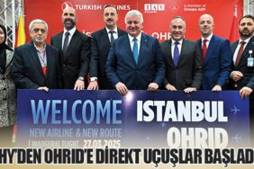 THY’den Ohrid’e Direkt Uçuşlar Başladı