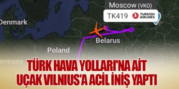 Türk Hava Yolları’na Ait Uçak Vilnius’a Acil İniş Yaptı