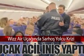 Wizz Air Uçağında Sarhoş Yolcu Krizi: Uçak Acil İniş Yaptı