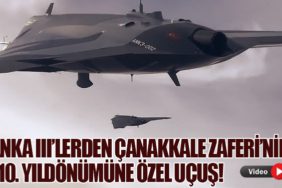 ANKA III’lerden Çanakkale Zaferi’nin 110. Yıldönümüne Özel Uçuş!