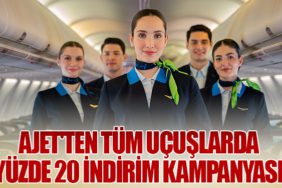 AJet'ten Tüm Uçuşlarda Yüzde 20 İndirim Kampanyası