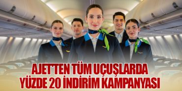 AJet’ten Tüm Uçuşlarda Yüzde 20 İndirim Kampanyası