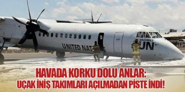 BM Uçağı Somali’de Acil İniş Yaptı!