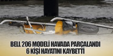 Bell 206 Modeli Havada Parçalandı. 6 Kişi Hayatını Kaybetti 14 Haberler THY Bell 206 Modeli Havada Parçalandı. 6 Kişi Hayatını Kaybetti
