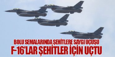 Bolu Semalarında Şehitlere Saygı Uçuşu. F-16’lar Şehitler İçin Uçtu 7 Haberler Turkish Cargo Bolu Semalarında Şehitlere Saygı Uçuşu. F-16’lar Şehitler İçin Uçtu