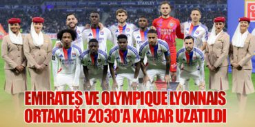 Emirates ve Olympique Lyonnais Ortaklığı 2030'a Kadar Uzatıldı 1 Haberler Emirates Emirates ve Olympique Lyonnais Ortaklığı 2030’a Kadar Uzatıldı