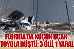 Florida'da Küçük Uçak Otoyola Düştü: 3 Ölü, 1 Yaralı