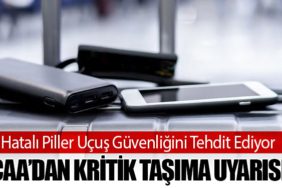 Hatalı Piller Uçuş Güvenliğini Tehdit Ediyor: CAA’dan Kritik Taşıma Uyarısı
