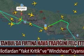 İstanbul’da Fırtına Hava Trafiğini Felç Etti: Pilotlardan “Yakıt Kritik” ve “Windshear” Uyarısı