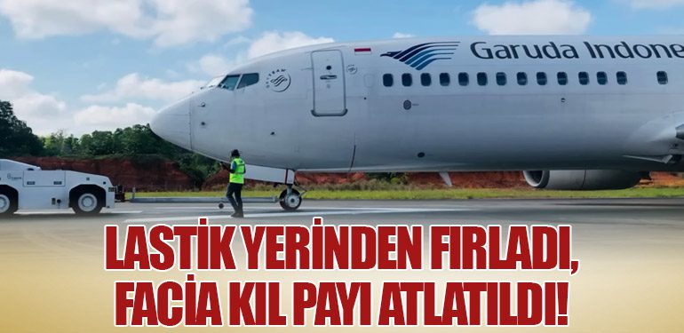 Lastik Yerinden Fırladı, Facia Kıl Payı Atlatıldı!