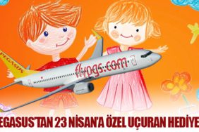 Pegasus’tan 23 Nisan’a Özel Uçuran Hediye!