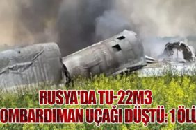 Rusya'da Tu-22M3 Bombardıman Uçağı Düştü: 1 Ölü