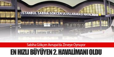 Sabiha Gökçen Avrupa'da Zirveye Oynuyor: En Hızlı Büyüyen 2. Havalimanı Oldu 6 Haberler ABD Sabiha Gökçen Avrupa’da Zirveye Oynuyor: En Hızlı Büyüyen 2. Havalimanı Oldu