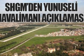 Sivil Havacılık Genel Müdürlüğü’nden Yunuseli Havalimanı Açıklaması