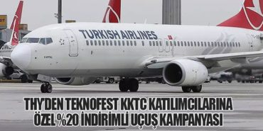 THY’den TEKNOFEST KKTC Katılımcılarına Özel Yüzde 20 İndirimli Uçuş Kampanyası 6 Haberler Emirates THY’den TEKNOFEST KKTC Katılımcılarına Özel Yüzde 20 İndirimli Uçuş Kampanyası