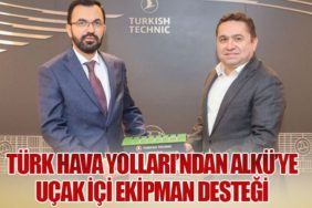 Türk Hava Yolları’ndan ALKÜ’ye Uçak İçi Ekipman Desteği