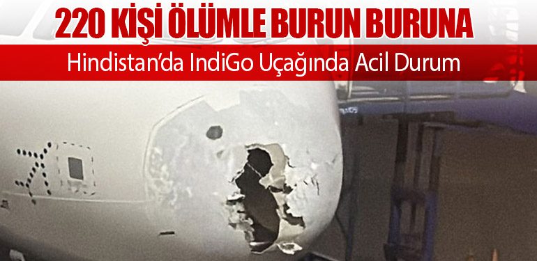 220 Kişi Ölümle Burun Buruna: Hindistan’da IndiGo Uçağında Acil Durum