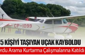 5 Kişiyi Taşıyan Uçak Kayboldu: Ordu Arama Kurtarma Çalışmalarına Katıldı