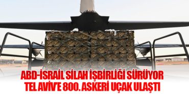 ABD-İsrail Silah İşbirliği Sürüyor: Tel Aviv’e 800. Askeri Uçak Ulaştı 4 Haberler Moskova ABD-İsrail Silah İşbirliği Sürüyor: Tel Aviv’e 800. Askeri Uçak Ulaştı
