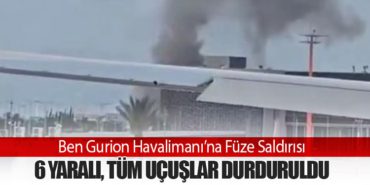Ben Gurion Havalimanı’na Füze Saldırısı: 6 Yaralı, Tüm Uçuşlar Durduruldu 8 Haberler Soçi Ben Gurion Havalimanı’na Füze Saldırısı: 6 Yaralı, Tüm Uçuşlar Durduruldu
