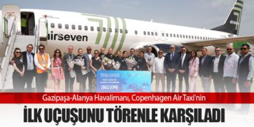 Gazipaşa-Alanya Havalimanı, Copenhagen Air Taxi'nin İlk Uçuşunu Törenle Karşıladı 1 Haberler Copenhagen Air Gazipaşa-Alanya Havalimanı, Copenhagen Air Taxi’nin İlk Uçuşunu Törenle Karşıladı