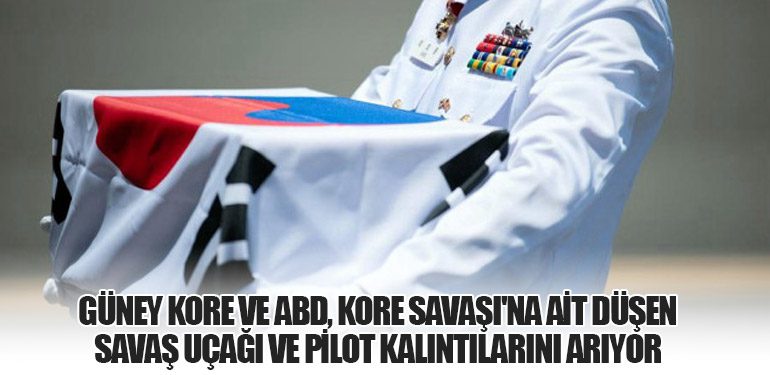 Güney Kore ve ABD, Kore Savaşı'na Ait Düşen Savaş Uçağı ve Pilot Kalıntılarını Arıyor