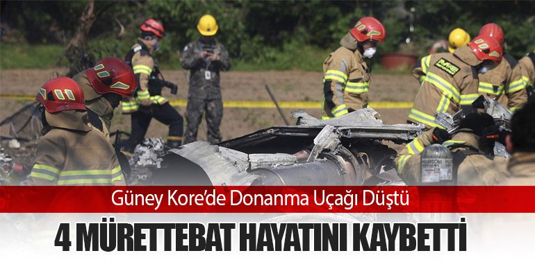 Güney Kore’de Donanma Uçağı Düştü: 4 Mürettebat Hayatını Kaybetti