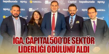 İGA, Capital500’de Sektör Liderliği Ödülünü Aldı 10 Haberler Check-in İGA, Capital500’de Sektör Liderliği Ödülünü Aldı