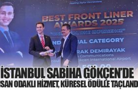 İstanbul Sabiha Gökçen’de İnsan Odaklı Hizmet, Küresel Ödülle Taçlandı