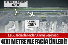 LaGuardia’da Radar Alarm Veremedi: 400 Metreyle Facia Önledi!