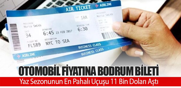 Otomobil Fiyatına Bodrum Bileti: Yaz Sezonunun En Pahalı Uçuşu 11 Bin Doları Aştı