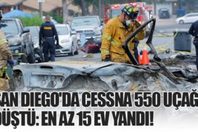 San-Diego'da-Cessna-550-Uçağı-Düştü