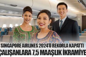 Singapore Airlines 2024’ü Rekorla Kapattı: Çalışanlara 7,5 Maaşlık İkramiye