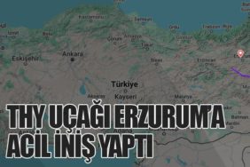 THY Uçağı Erzurum’a Acil İniş Yaptı