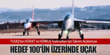 TUSAŞ’tan HÜRJET ve HÜRKUŞ Teslimatları İçin Takvim Açıklaması: Hedef 100'ün Üzerinde Uçak 7 Haberler Hatay Havalimanı TUSAŞ’tan HÜRJET ve HÜRKUŞ Teslimatları İçin Takvim Açıklaması: Hedef 100’ün Üzerinde Uçak