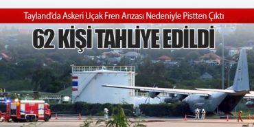 Tayland’da Askeri Uçak Fren Arızası Nedeniyle Pistten Çıktı: 62 Kişi Tahliye Edildi 2 Haberler Soçi Tayland’da Askeri Uçak Fren Arızası Nedeniyle Pistten Çıktı: 62 Kişi Tahliye Edildi