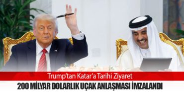 Trump’tan Katar’a Tarihi Ziyaret: 200 Milyar Dolarlık Uçak Anlaşması İmzalandı 7 Haberler Bayraktar Trump’tan Katar’a Tarihi Ziyaret: 200 Milyar Dolarlık Uçak Anlaşması İmzalandı