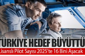 Türkiye Hedef Büyüttü: Lisanslı Pilot Sayısı 2025'te 16 Bini Aşacak
