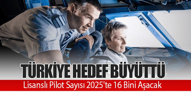 Türkiye Hedef Büyüttü: Lisanslı Pilot Sayısı 2025'te 16 Bini Aşacak