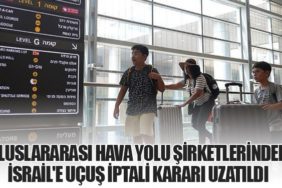 Uluslararası Hava Yolu Şirketlerinden İsrail'e Uçuş İptali Kararı Uzatıldı