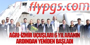 Ağrı-İzmir Uçuşları 6 Yıl Aranın Ardından Yeniden Başladı 12 Haberler PİL-VAK Ağrı-İzmir Uçuşları 6 Yıl Aranın Ardından Yeniden Başladı