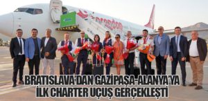 Bratislava’dan Gazipaşa-Alanya’ya İlk Charter Uçuş Gerçekleşti